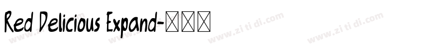 Red Delicious Expand字体转换